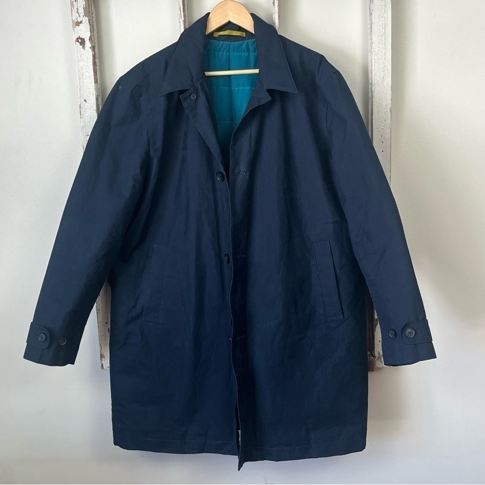 Bonobos the Lined Mac men’s waterproof  jacket navy XL men’s